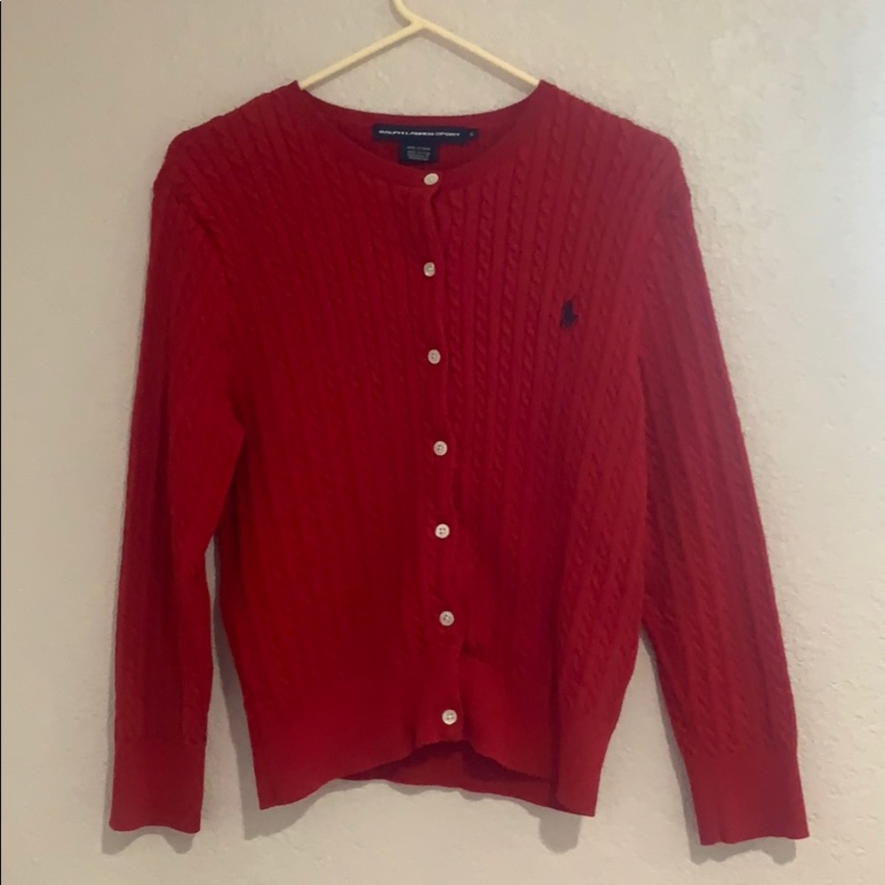 Ralph Lauren Sport XL Button sweater